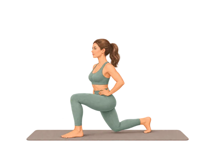 Reverse lunges.